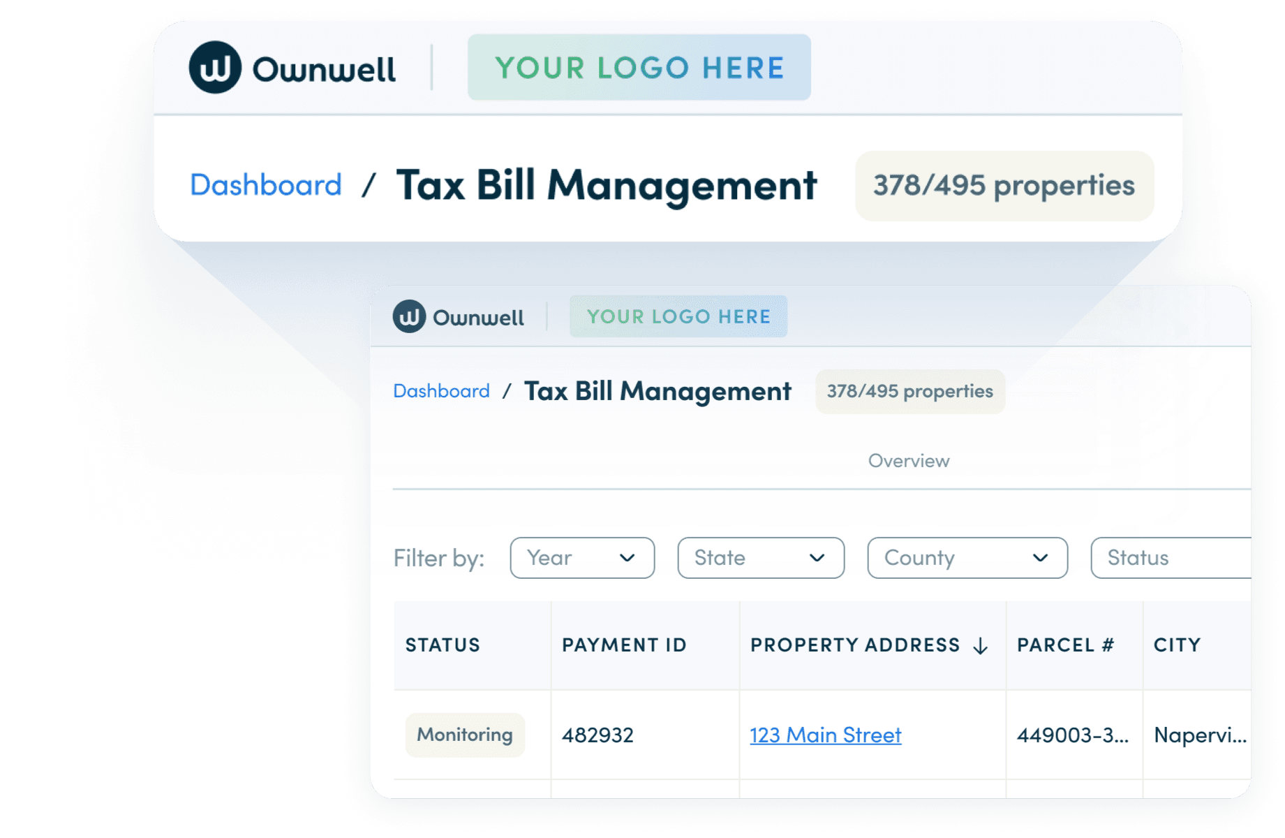 Ownwell co-branded portal